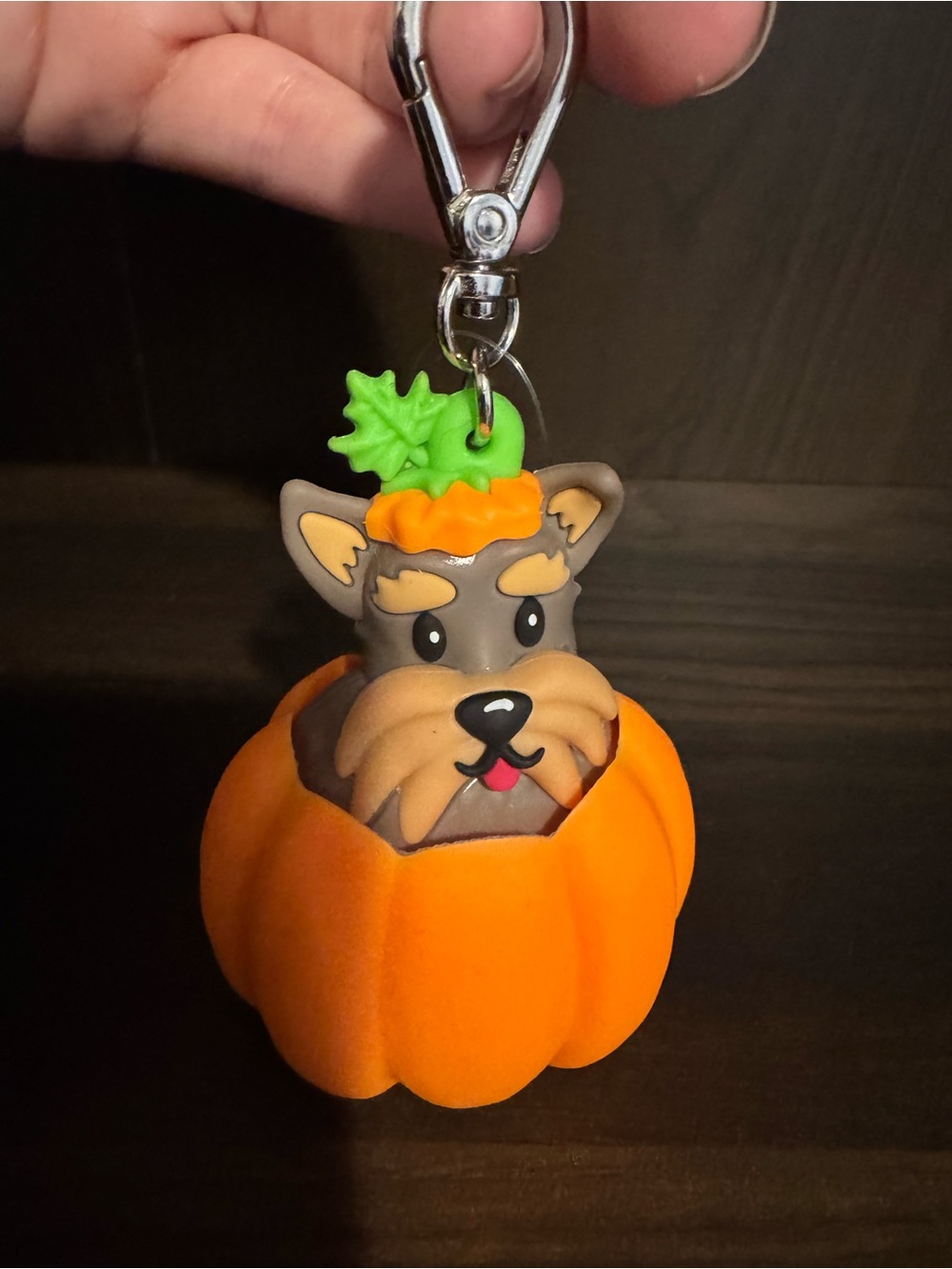 Bath and Body Works - Dog in Pumpkin Pocket Sanitizer Holder